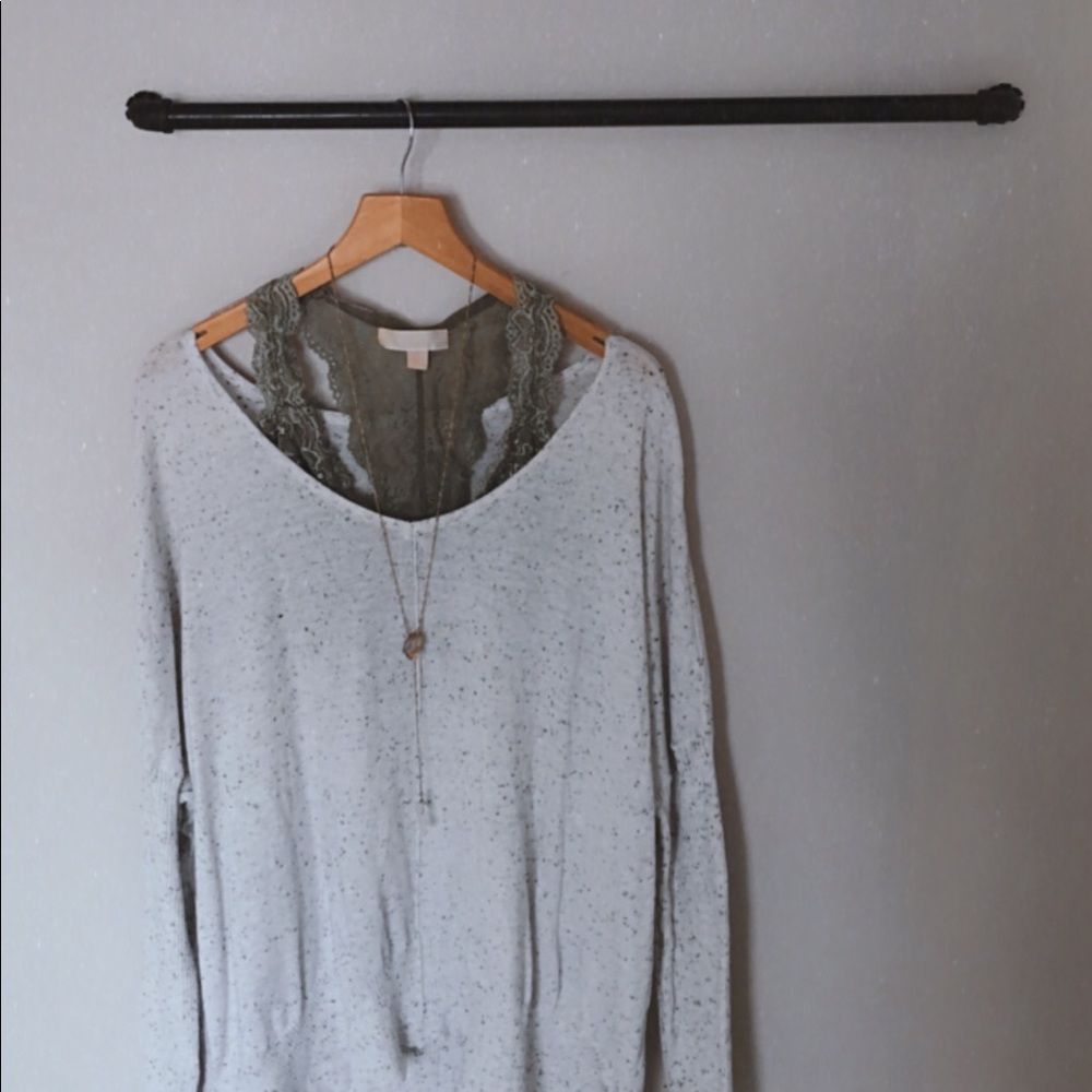 White speckled tunic